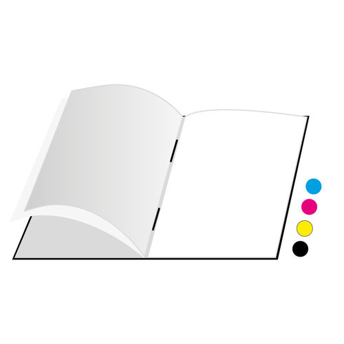 DIN A4 Broschüre geheftet 8 Seiten, 4/4-farbig (300g/170g)